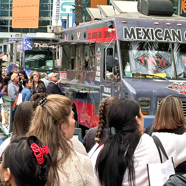 Large Tradeshow Food Truck Event